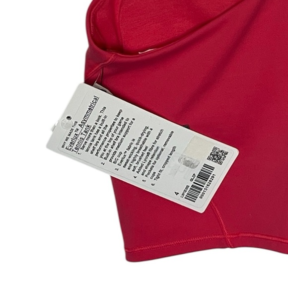 NWT Lululemon Everlux Asymetrical Tennis Tank | Size: 4 - Picture 4 of 8